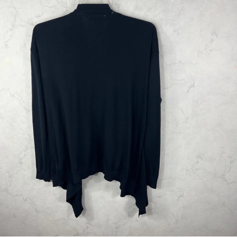 Michael Kors Navy Cardigan with Gold Zippers